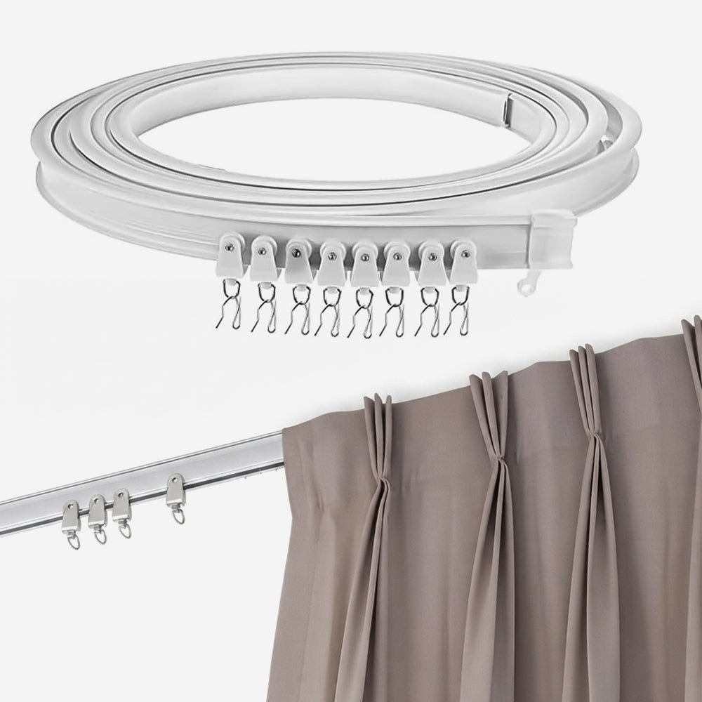 مجموعة قضبان ستائر مرنة وقابلة للانحناء CURTAIN ROD SET