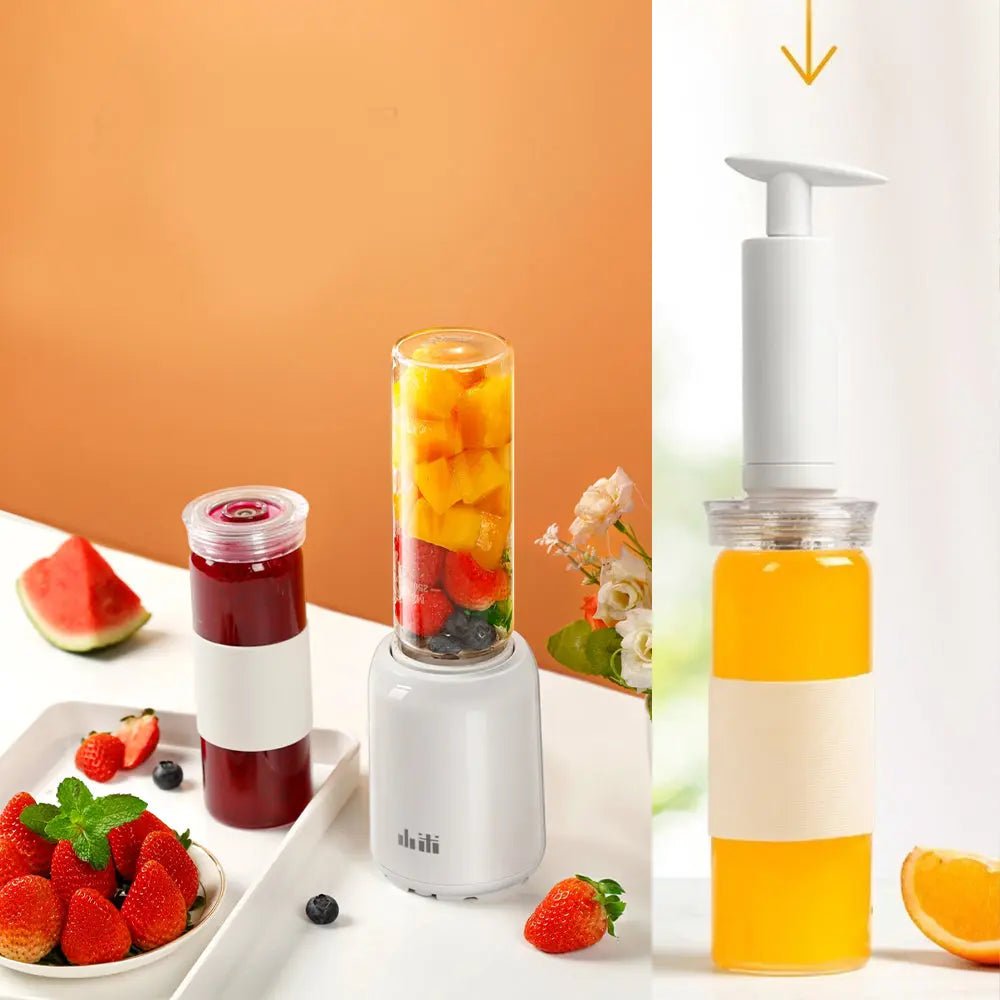 خلاط رياضي بميزة تفريغ الهواء Small electric glass mixer and air suction to prevent oxidation