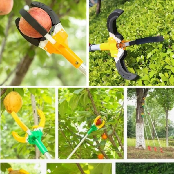 كماشة قطف الفواكة من الشجرة قابلة للتمدد 1.68 متر Pliers for picking fruits from the tree