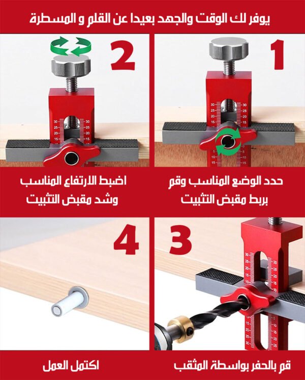 أداة لتثبيت أبواب الخزائن CABINET DOOR FASTENER