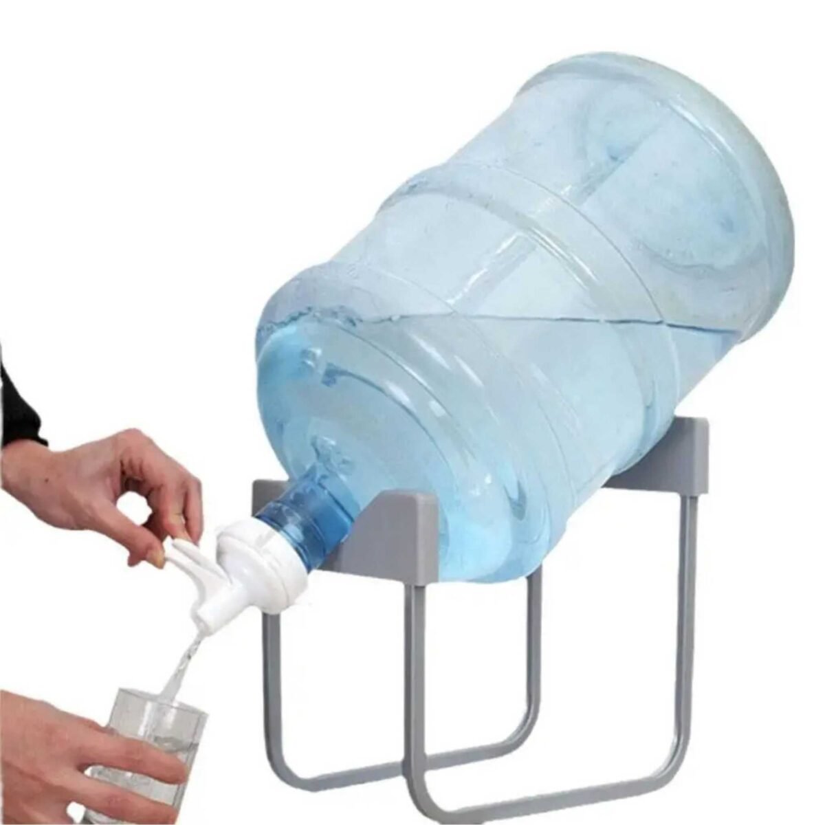 حامل قارورة الماء مع حنفيه Water Bottle Holder with Tap
