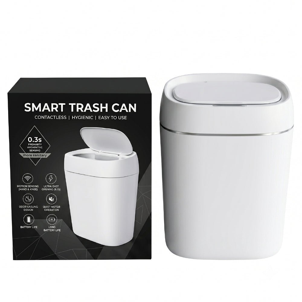 سلة قمامة ذكية بحساس حركة تلقائي Smart Trash Can