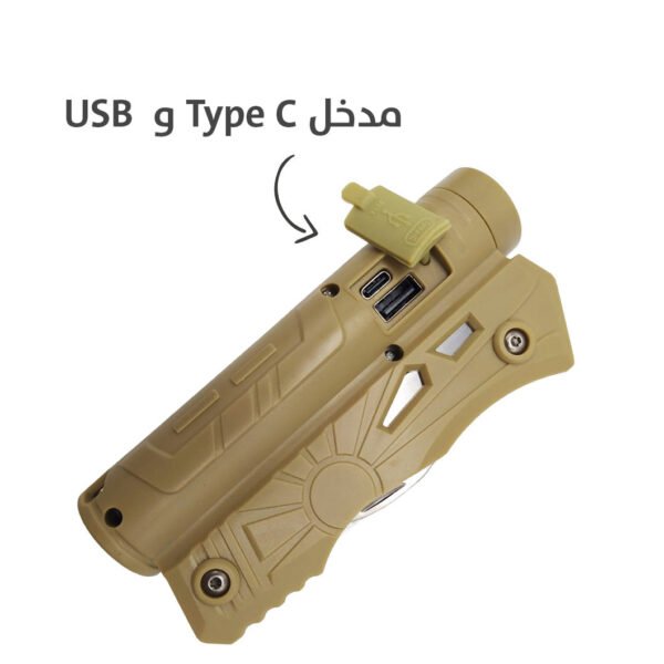 عدة متعددة الاستخدام مع ضوء portable multi function tool lamp
