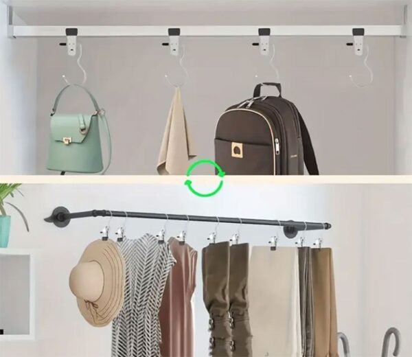 علاقة بملقط متعددة الاستخدامHanging clips hooks