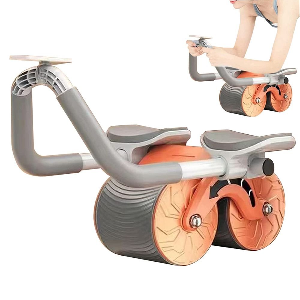 دعامة الأكواع لتمرين عضلات المعدة Multi-functional Abs Roller with Elbow Support Home Fitness