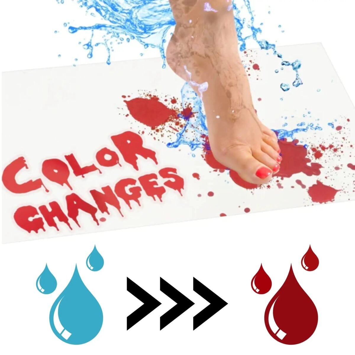 دعاسة الحمام المخيفة Bloody bath mat