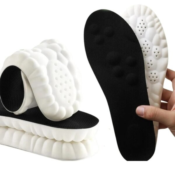 ضبان للأحذية طبي معالج للألم والتعرق 4D Latex Sport Insoles Super Soft High Elasticity