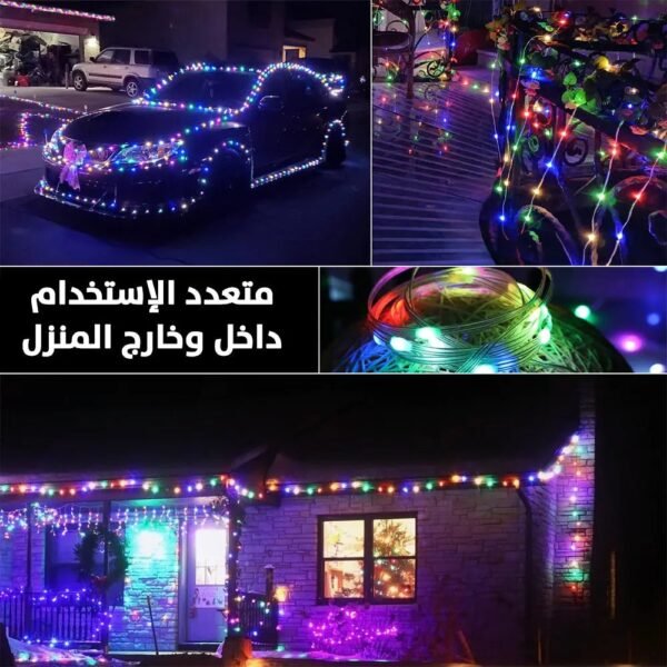 ضوء حبل ليد مع تطبيق وتغير اللون على الصوت 5 متر SMART FAIRY LIGHTS IC-RGB