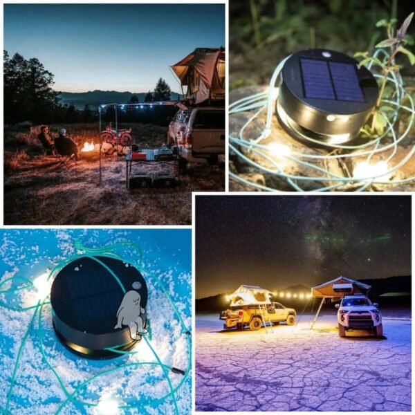 حبل اضاءة يعمل على الطاقة الشمسية SOLAR POWERED LIGHTING ROPE