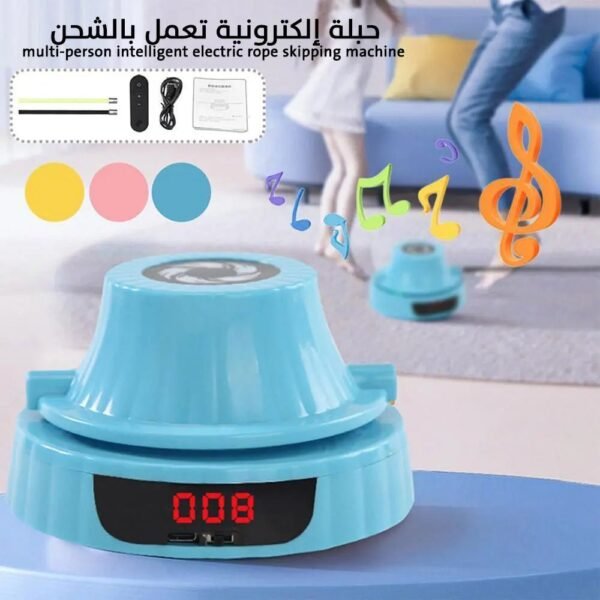 حبلة إلكترونية تعمل بالشحن multi-person intelligent electric rope skipping machine