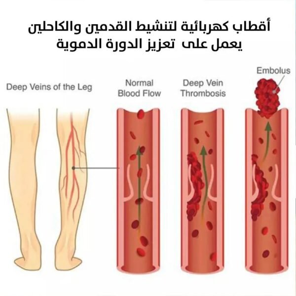 جهاز مساج وتدليك القدمين يعمل بالشحن EMS Foot Massager Electrical Muscle Stimulation