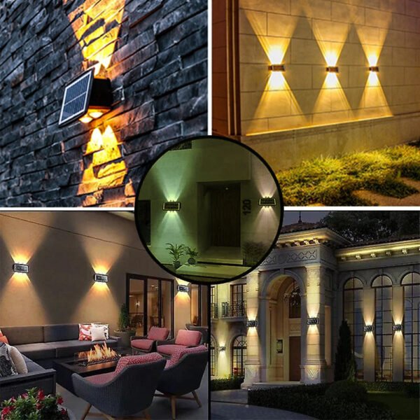 كشاف إضاءة جدارية سداسي (صحراوي) يعمل بالطاقة الشمسية Solar Decorative Wall Lamp BD-6