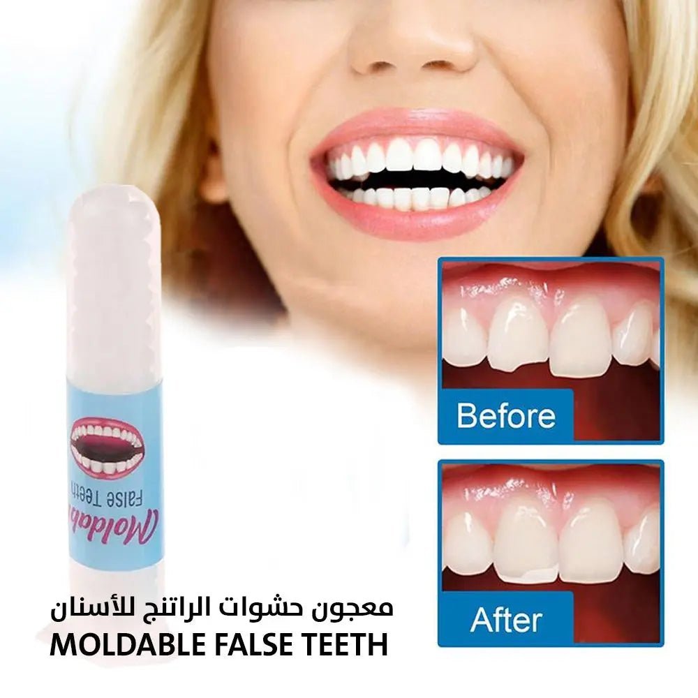 معجون حشوات الراتنج للأسنان moldable false teeth