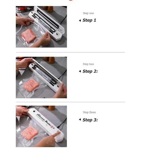 ماكنة سحب الهواء لون أبيض Vacuum Sealer