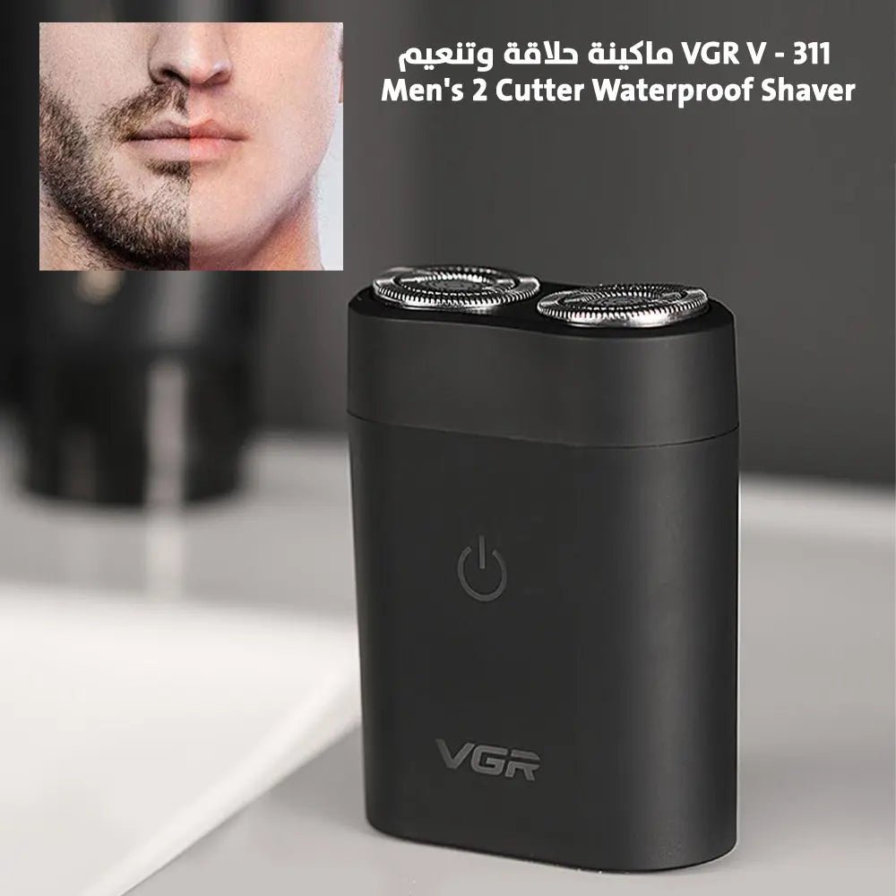 ماكينة حلاقة وتنعيم VGR V-311 Men's 2 Cutter Waterproof Shaver