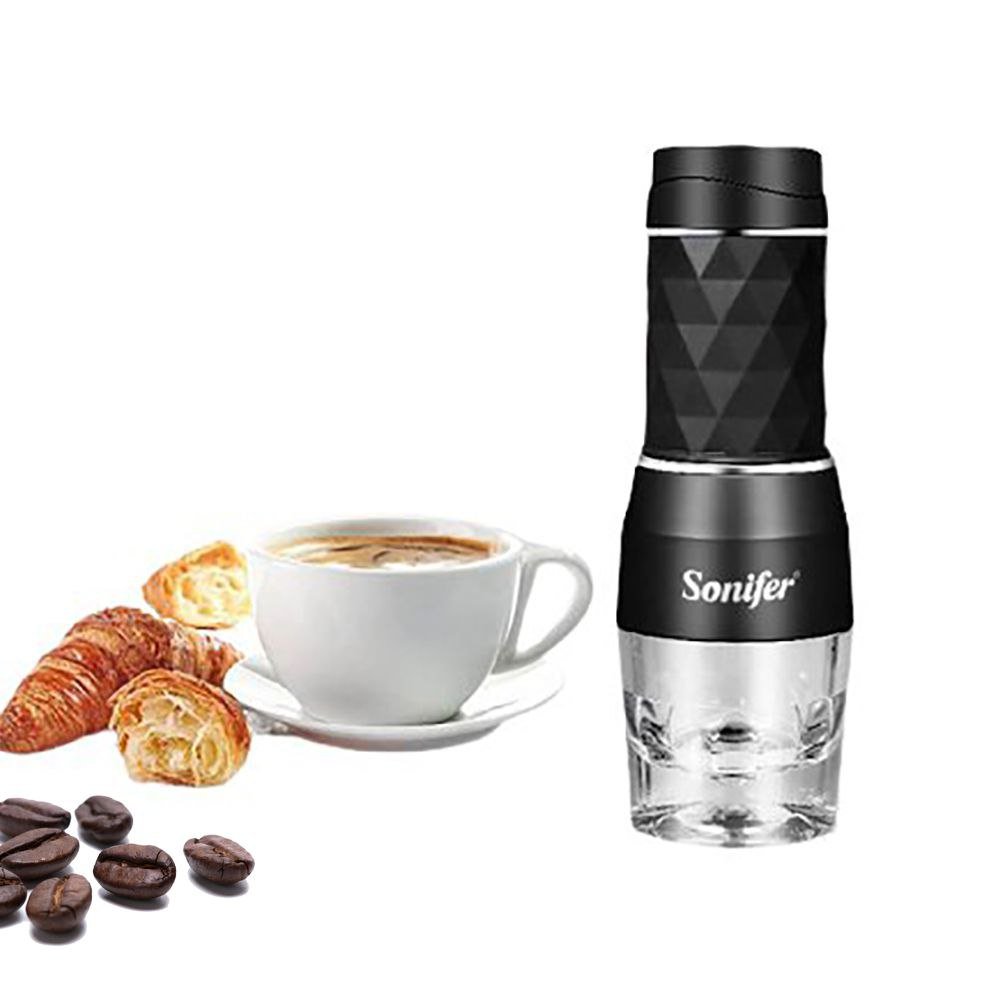 ماكينة قهوة محمولة للكبسولات والقهوة المطحونة Handheld Capsule & Powder Coffee Machine