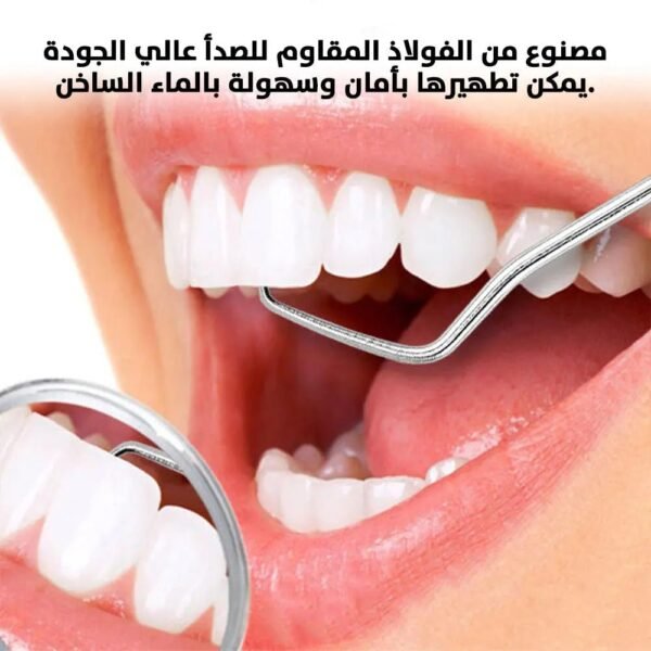 مجموعة أدوات ستانليس لتنظيف الأسنان Toothpick set stainless steel dental