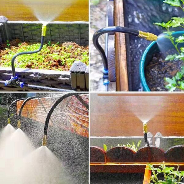 مجموعة الري بالتنقيط لسقي النباتات Drip Irrigation Kit For Watering Plants
