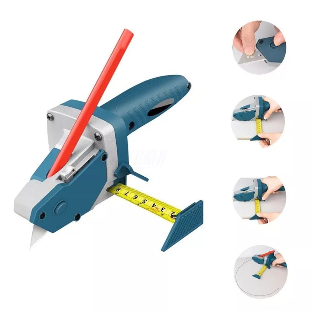 مقص جبس بورد متعدد الإستخدام متر قياس ومشرط قص وقلم تحديدGYPSUM BOARD CUTTING TOOL