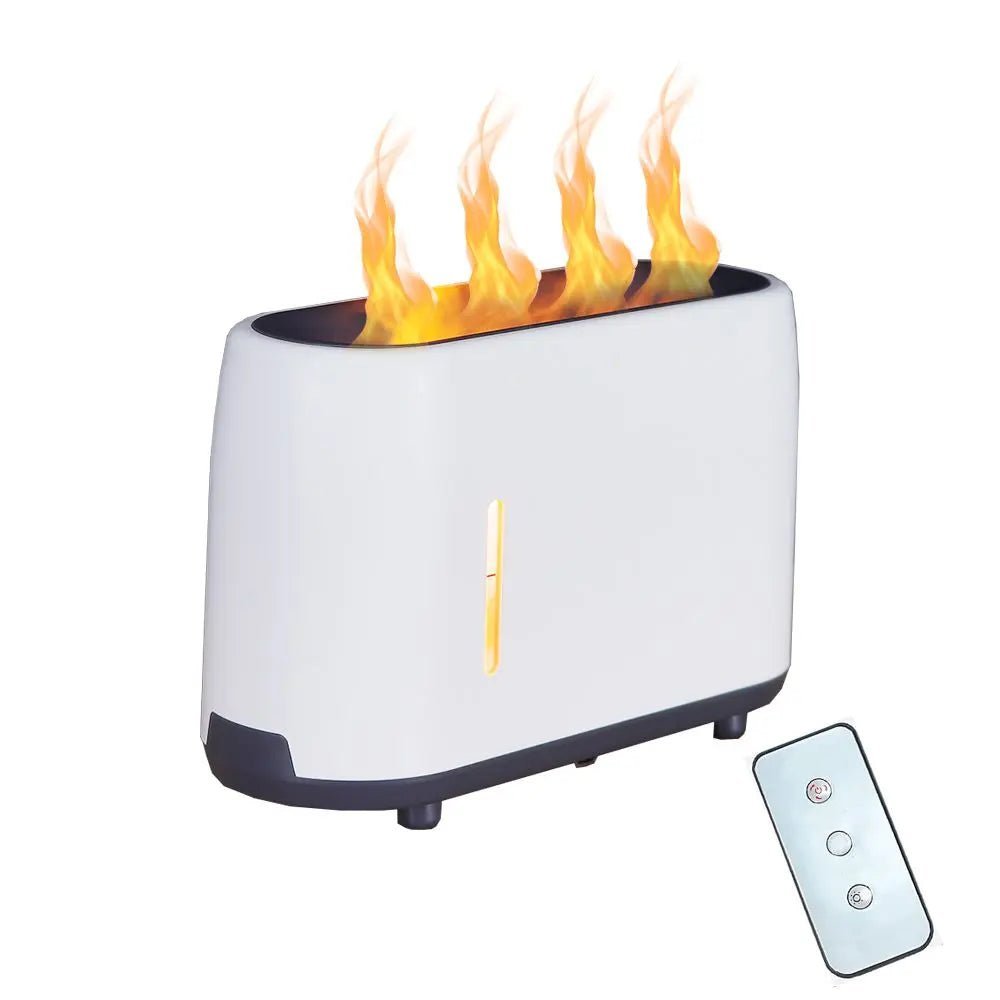 ملطف جو بمعطر زيتي مع منظر ناري Aroma Diffuser With Remote Control