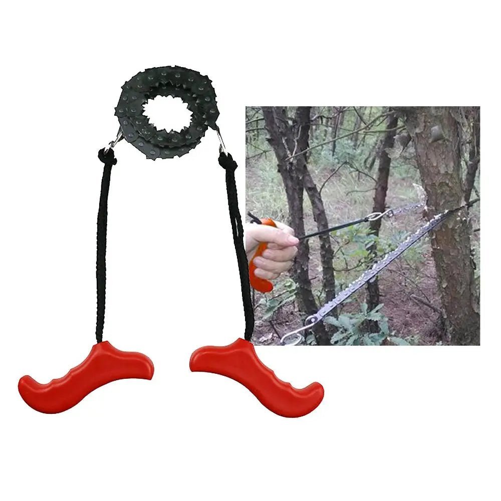 منشار يدوي بسلسلة لقص خشب الشجر Hand Chain Saw with Plastic Handles