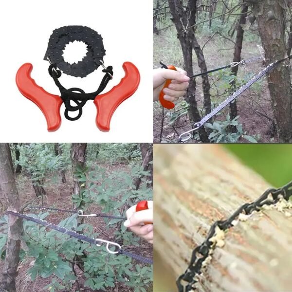منشار يدوي بسلسلة لقص خشب الشجر Hand Chain Saw with Plastic Handles
