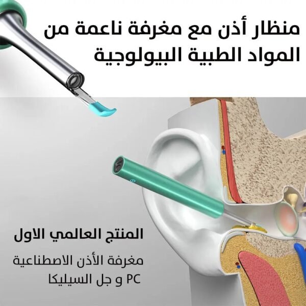 منظار (كاميرا) إزالة شمع الأذن OTOSCOPE Ear Wax Removal Endoscope
