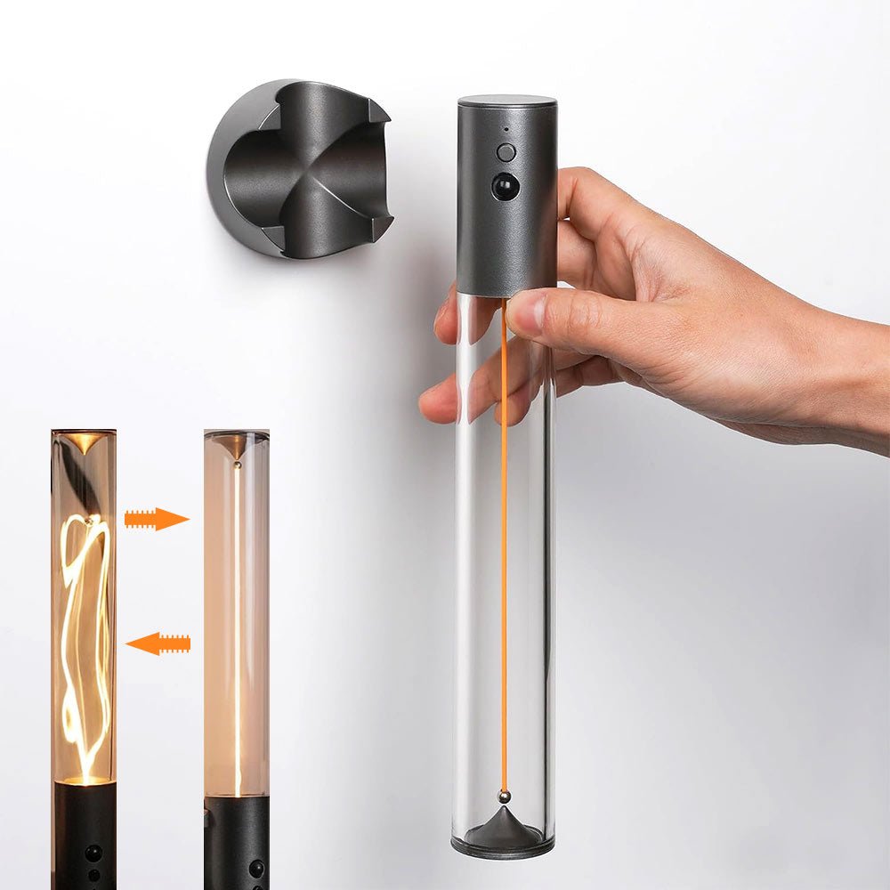 مصباح بحبل مضيء متغيير التشكيل وقابل للتعليق شحن RECHARGEABLE LAMP WALL LIGHT