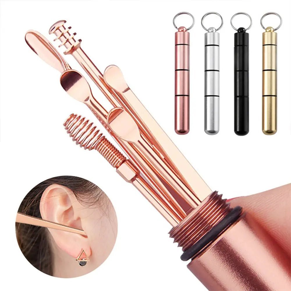 مزيل شمع اذن Ear wax Remove Gold Rose