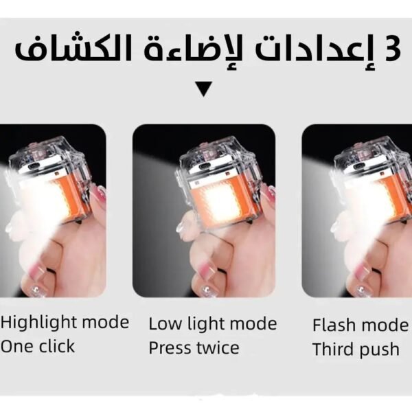 ولاعة دون لهب شحن مقاوم للرياح مع لوكس اضاءة Electric Lighter, Waterproof Rechargeable Dual Arc Flame