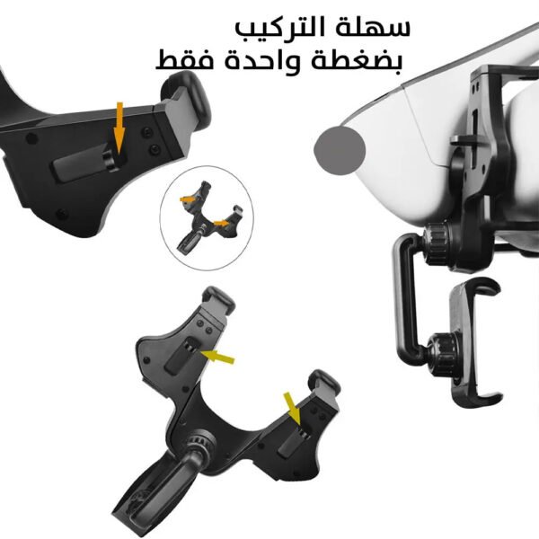ستاند هاتف يعلق على مرآة السيارة universal car rear view mirror mount